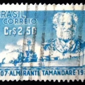Selo postal Comemorativo do Brasil de 1957 - C 398 U