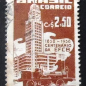 Selo postal de 1958 Central do Brasil - C 403 U