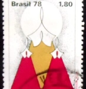 Sselo postal do Brasil de 1978 Ação de Graças U
