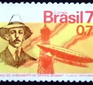 Selo postal do Brasil de 1973 "N VI" N