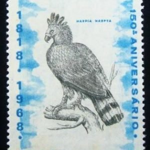 Selo postal do Brasil de 1968 Museu Nacional