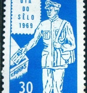 Selo Postal Comemorativo do Brasil de 1969 - C 641 N