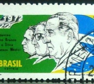 Selo postal do Brasil de 1972 Presidentes - C 726 M1D