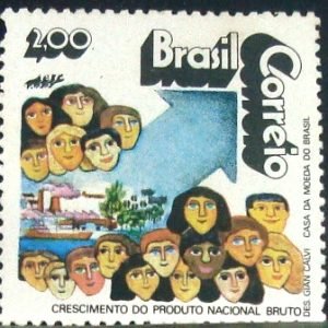 Selo postal COMEMORATIVO do BRASIL de 1972 - C 762 N