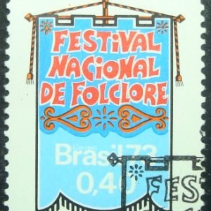 Selo postal COMEMORATIVO do BRASIL de 1973 - C 798 MCC