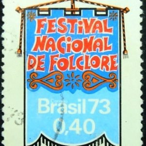 Selo postal COMEMORATIVO do BRASIL de 1973 - C 798 U