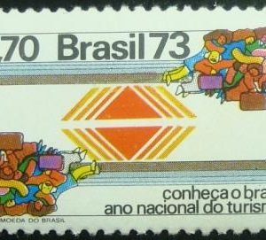 Selo postal COMEMORATIVO do BRASIL de 1973 - C 784 N