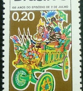 Selo postal do Brasil de 1973 Episódio de 2 de Julho