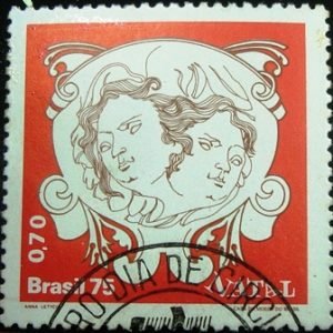 Selo postal Comemorativo do Brasil de 1975 - C 911 M1D