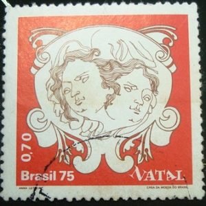 Selo postal Comemorativo do Brasil de 1975 - C 911 U