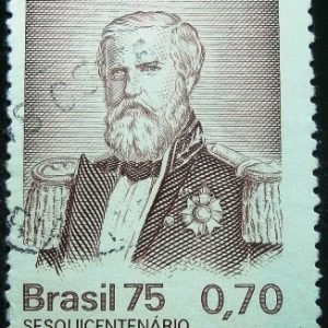 Selo postal Comemorativo do Brasil de 1975 - C 915 U