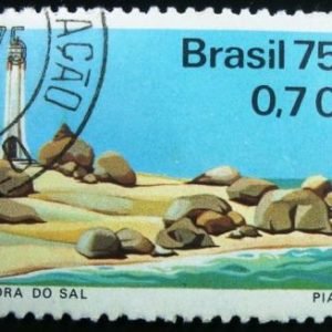 Selo postal Comemorativo do Brasil de 1975 - C 917 M1D