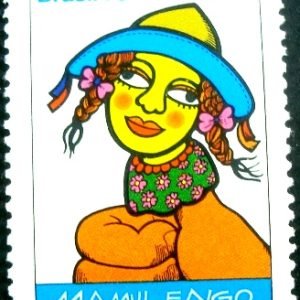 Selo Postal Comemorativo do Brasil de 1976 - C 949 M