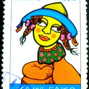 Selo Postal Comemorativo do Brasil de 1976 - C 949 U