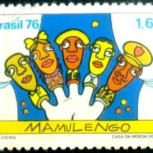 Selo Postal Comemorativo do Brasil de 1976 - C 950 U