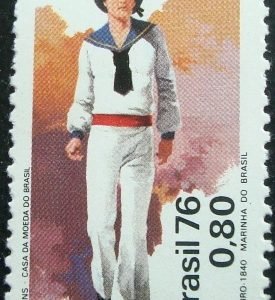 Selo Postal Comemorativo do Brasil de 1976 - C 969 M