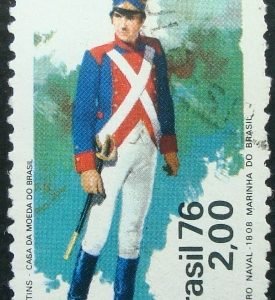 Selo Postal Comemorativo do Brasil de 1976 - C 970 U