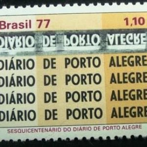 Selo Postal Comemorativo do Brasil de 1977 - C 988 M