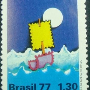 Selo Postal Comemorativo do Brasil de 1977 - C 997 N