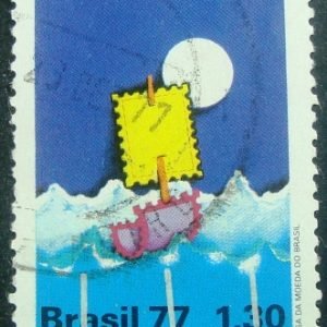 Selo Postal Comemorativo do Brasil de 1977 - C 997 U