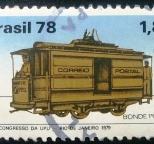 Selo postal comemorativo do Brasil de 1978 - C 1061 U