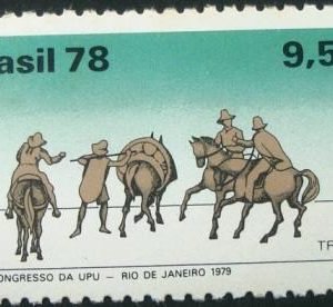 Selo postal comemorativo do Brasil de 1978 - C 1065 M