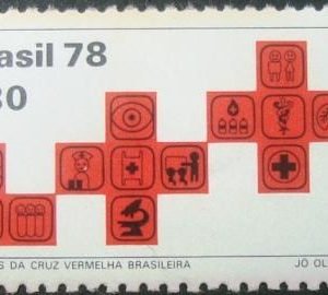 Selo postal comemorativo do Brasil de 1978 - C 1075 N