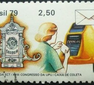 Selo postal comemorativo do Brasil de 1979 - C 1081 U