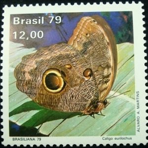 Selo postal comemorativo do Brasil de 1979 - C 1100 m