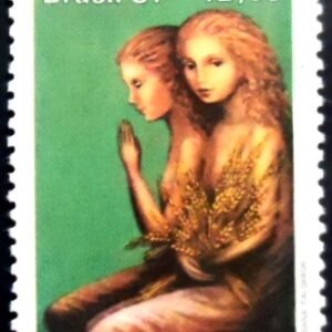 Selo postal do Brasil de 1981 Ação de Graças N