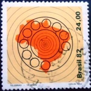 Selo postal do Brasil de 1982 Instrumentos N