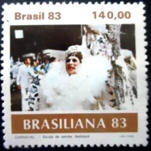 Selo postal do Brasil de 1983 Pierrot N