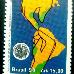 Selo postal COMEMORATIVO do Brasil de 1991 - C 1715 N