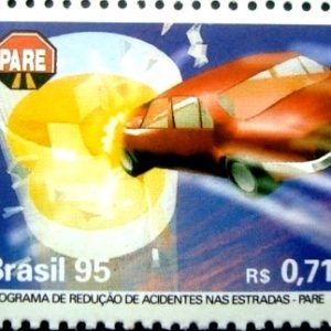 Selo postal COMEMORATIVO do Brasil de 1995