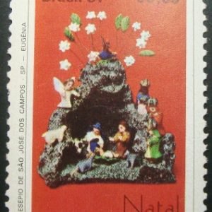 Selo postal do Brasil de 1981 São José dos Campos