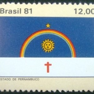Selo postal do Brasil de 1981 Pernambuco N