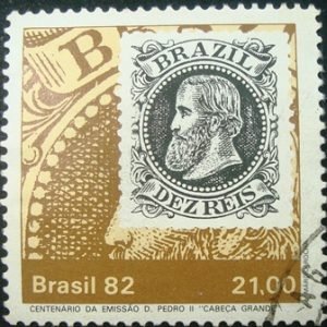 Selo postal Comemorativo do Brasil de 1982 - C 1270 U