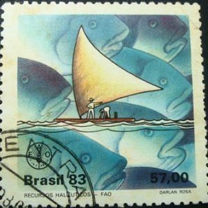 Selo postal Comemorativo do Brasil de 1983 - C 1356 U