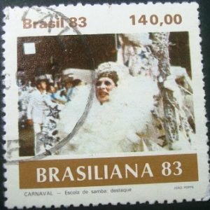 Selo postal do Brasil de 1983 Pierrot - C 1307 U