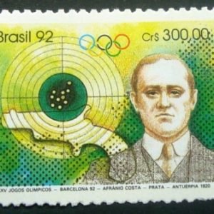 Selo postal Comemorativo do Brasil de 1992 - C 1773