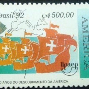Selo postal COMEMORATIVO do Brasil de 1992 -