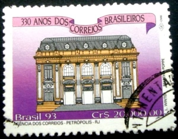 Selo postal COMEMORATIVO do Brasil de 1993 - C 1856 U