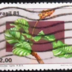 Selo postal do Brasil de 1981 Pslicourea