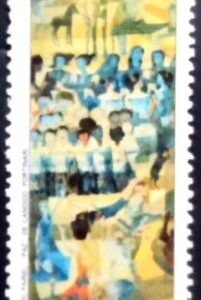 Selo postal do Brasil de 1986 "Paz" Candido Portinari M