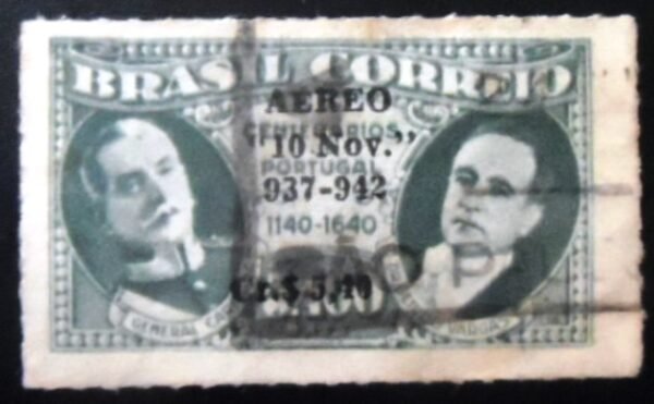 Imagem similar à do selo postal do Brasil de 1942 Estado Novo U