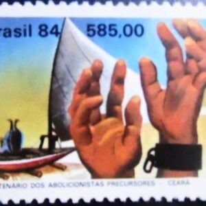 Selo postal do Brasil de 1984 1984 - Abolicionistas Ceará M