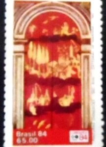 Selo postal do Brasil de 1984 Pinturas Chinesicies 65 N