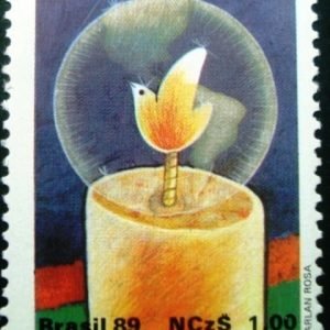 Selo postal COMEMORATIVO do Brasil de 1989 - C 1660 M