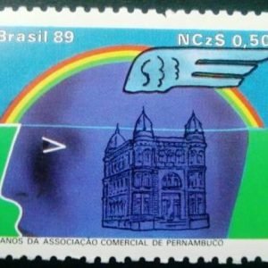 Selo postal COMEMORATIVO do Brasil de 1989 - C 1642 M