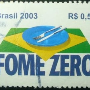 Selo postal do Brasil de 2003 Fome Zero